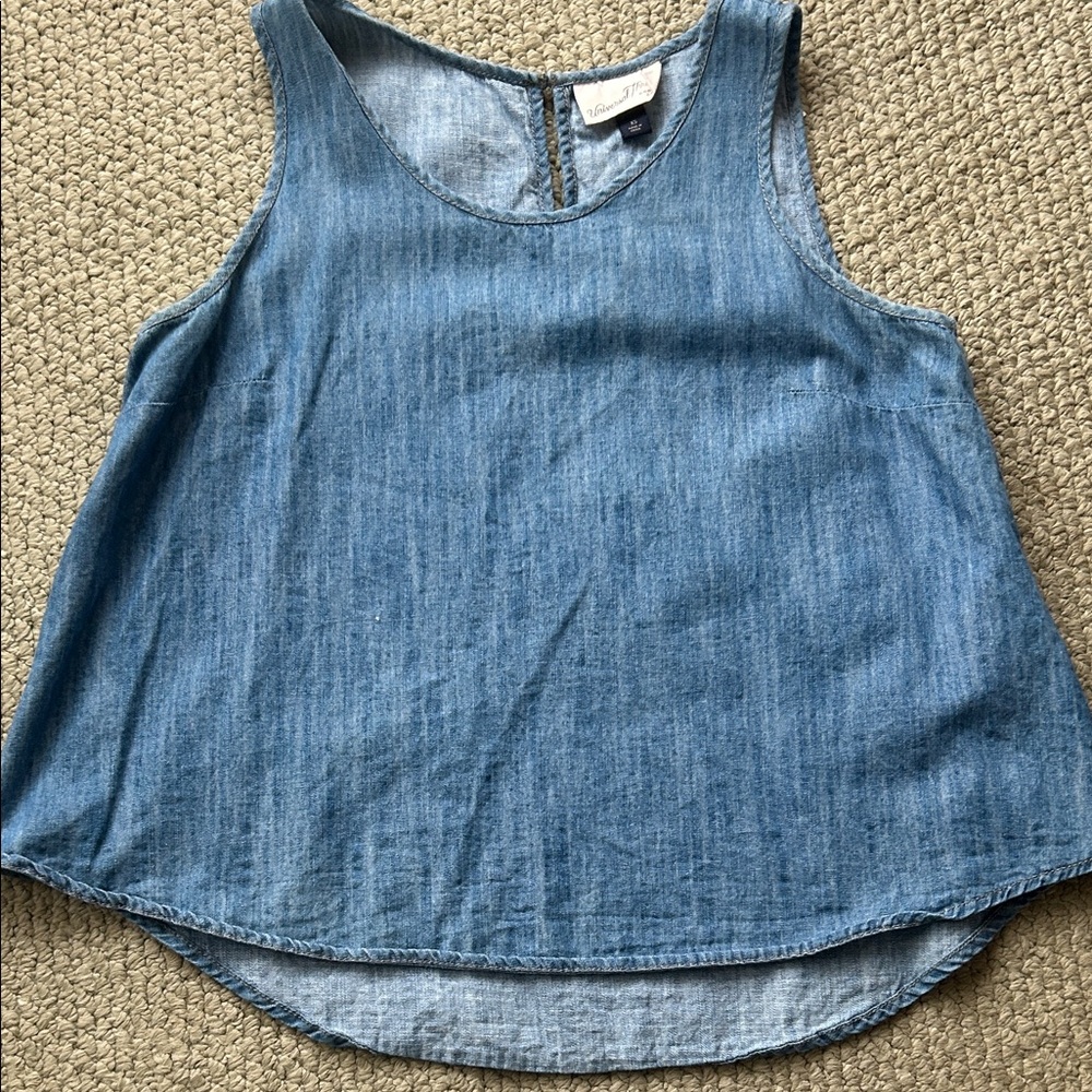 Universal Thread Blue Denim Tank Top - Picture 1 of 1